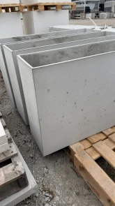 Donica betonowa MURO 120x30x70cm - KOLOR SZARY NATURALNY 