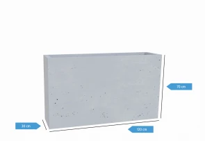Donica betonowa MURO 120x30x70cm