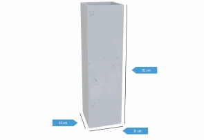 Donica betonowa TOWER 31x25x93cm